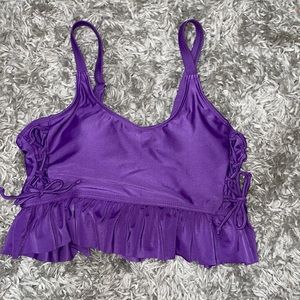 Purple swim top